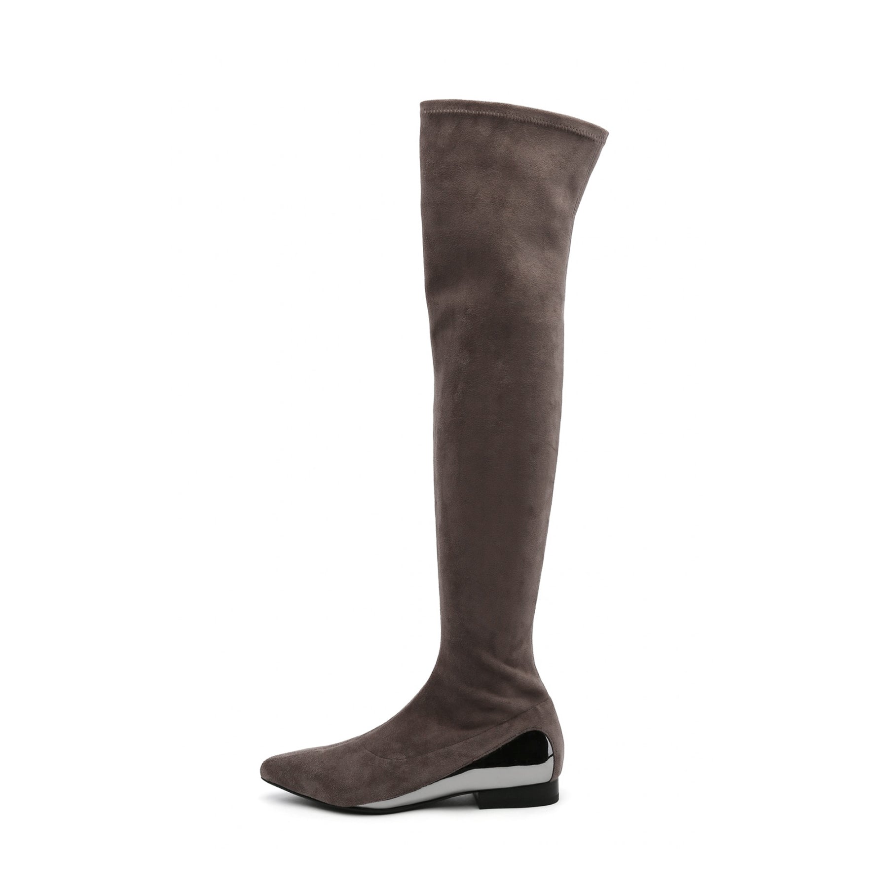 JADY ROSE | OVER KNEE KNIT SHAFT BOOT KHAKI