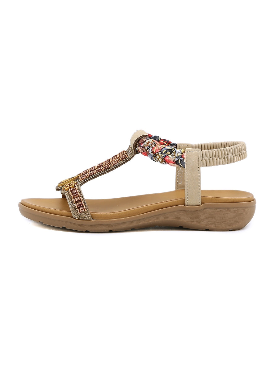 SIKETU | BOHEMIA RETRO EMBELLISHED SLINGBACK