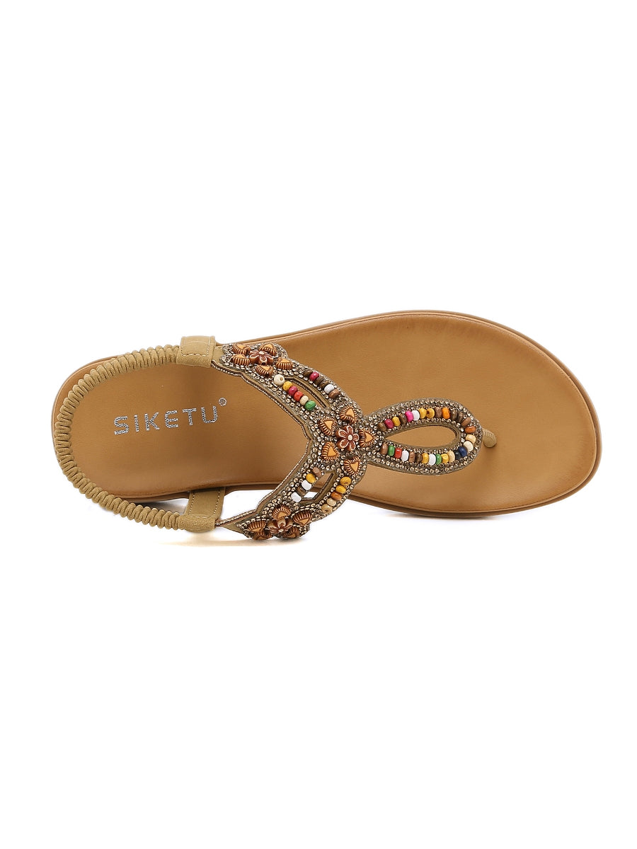 SIKETU | BOHO INSPIRED EMBELLISHED SANDAL