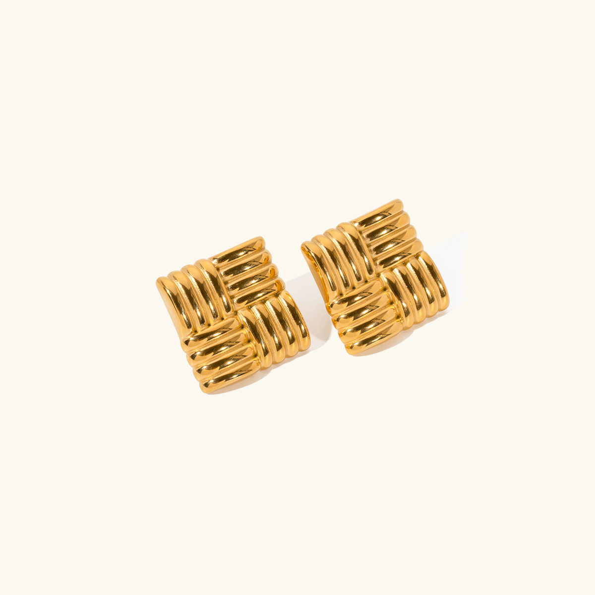 Kyleen Geometric Gold Earrings