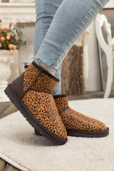 SMAIBULUN Ugg | Faux Fur-Lined Leather Suede Low Boots