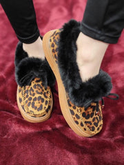 Smaibulun Doll | Cheetah Faux-Fur Anklet Yana Moccasin