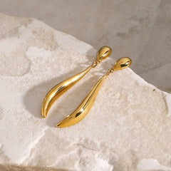 Liquid Gold Drop Earrings