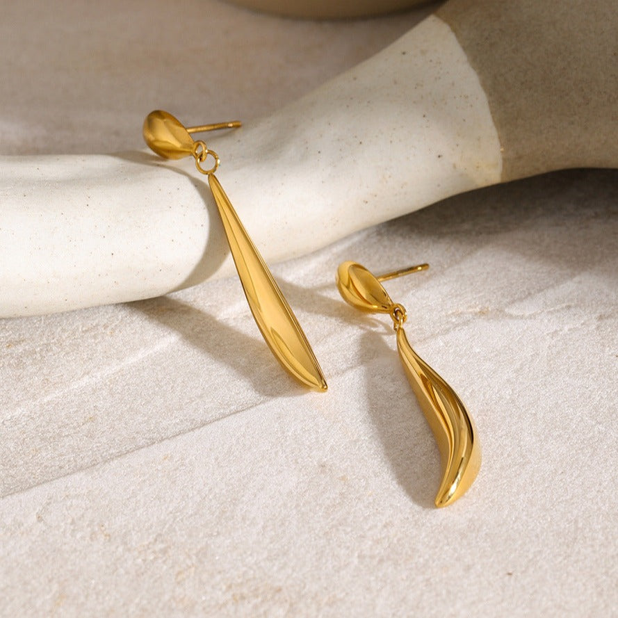 Liquid Gold Drop Earrings