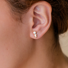 Lira Radiant Stud Earrings