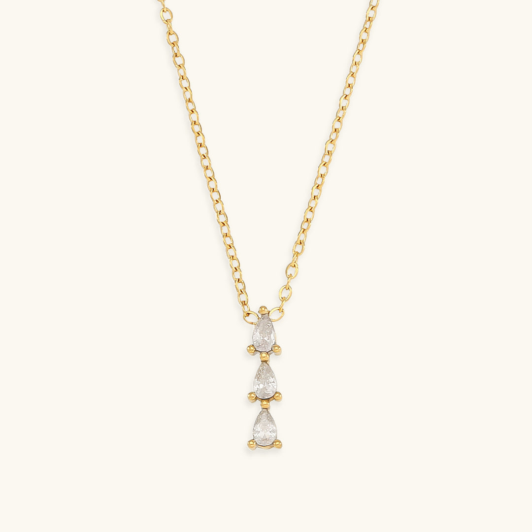 Lira Teardrop - Diamond Necklace