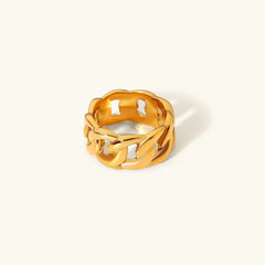 Luxe Chain Gold Ring