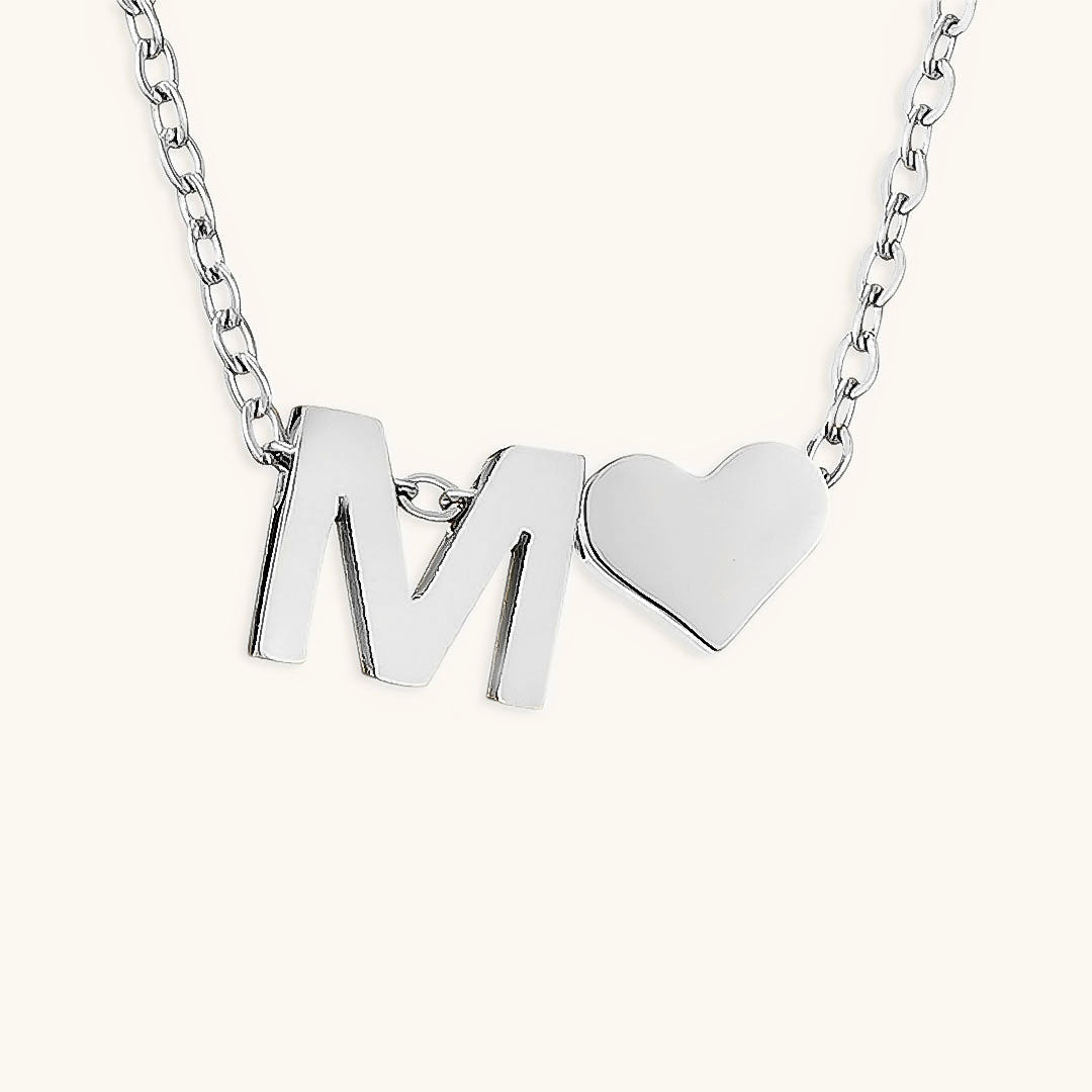 Heartfelt Initial - Gold Letter Necklace