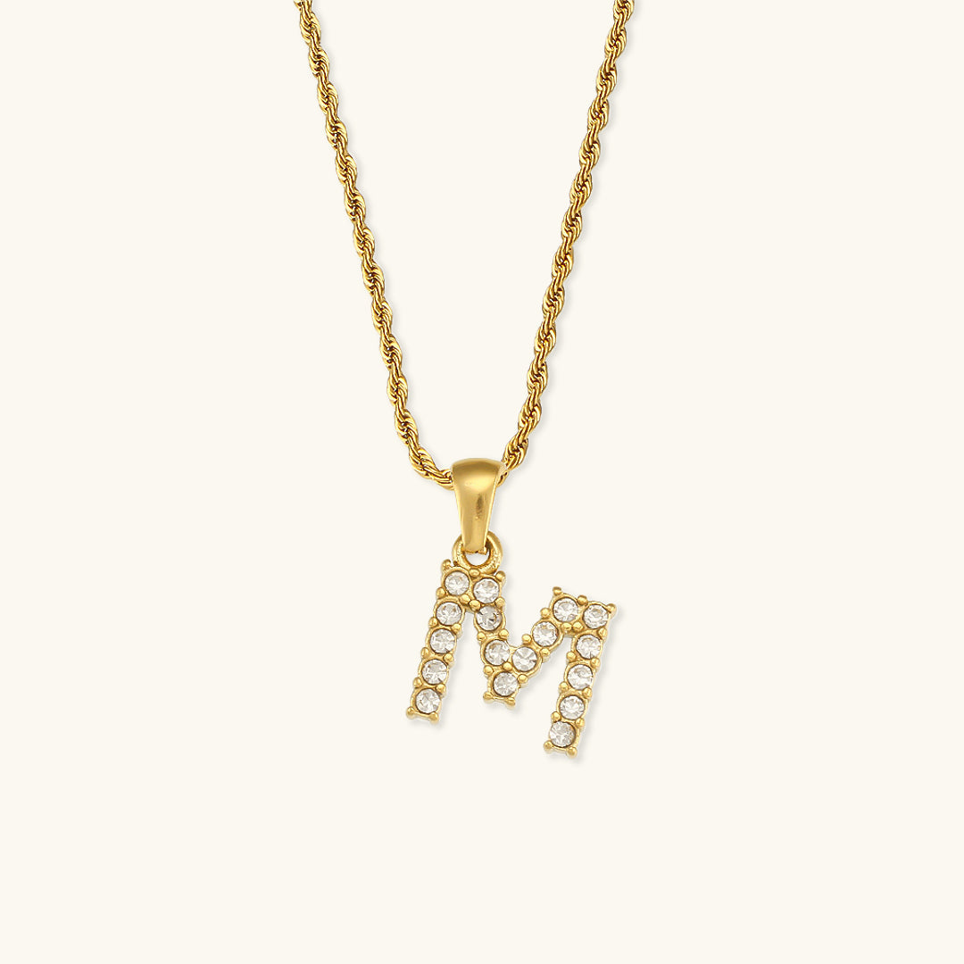 Celeste Initial Diamond Necklace