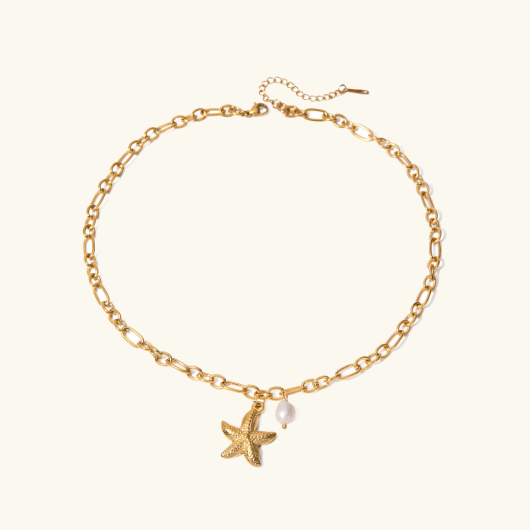 Marina Gold Starfish Necklace