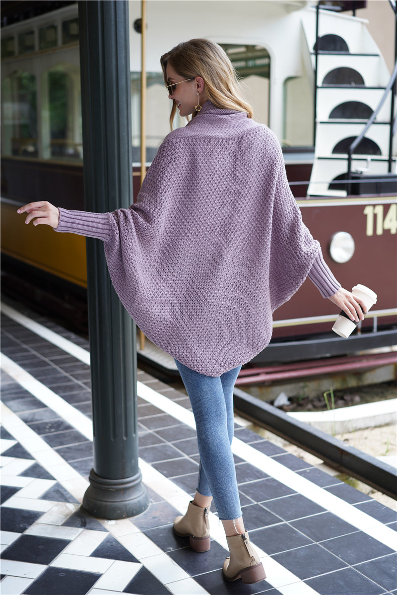 Smaibulun | Mauve Batwing Easy On Cardigan