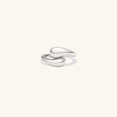 Mila - Modern Organic Gold Ring