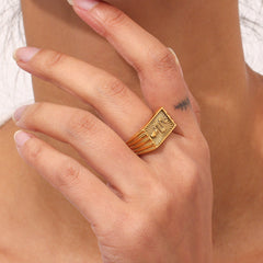 Miles Serpent Gold Ring