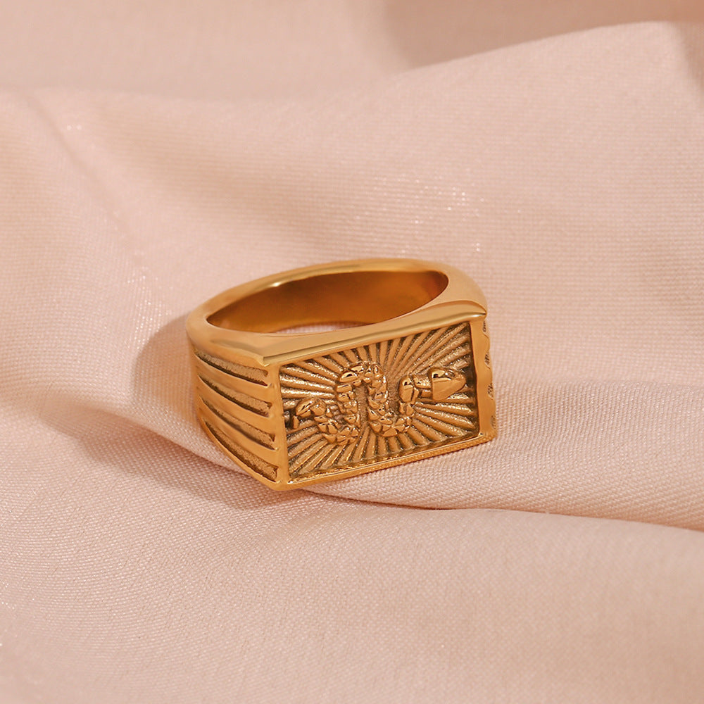 Miles Serpent Gold Ring