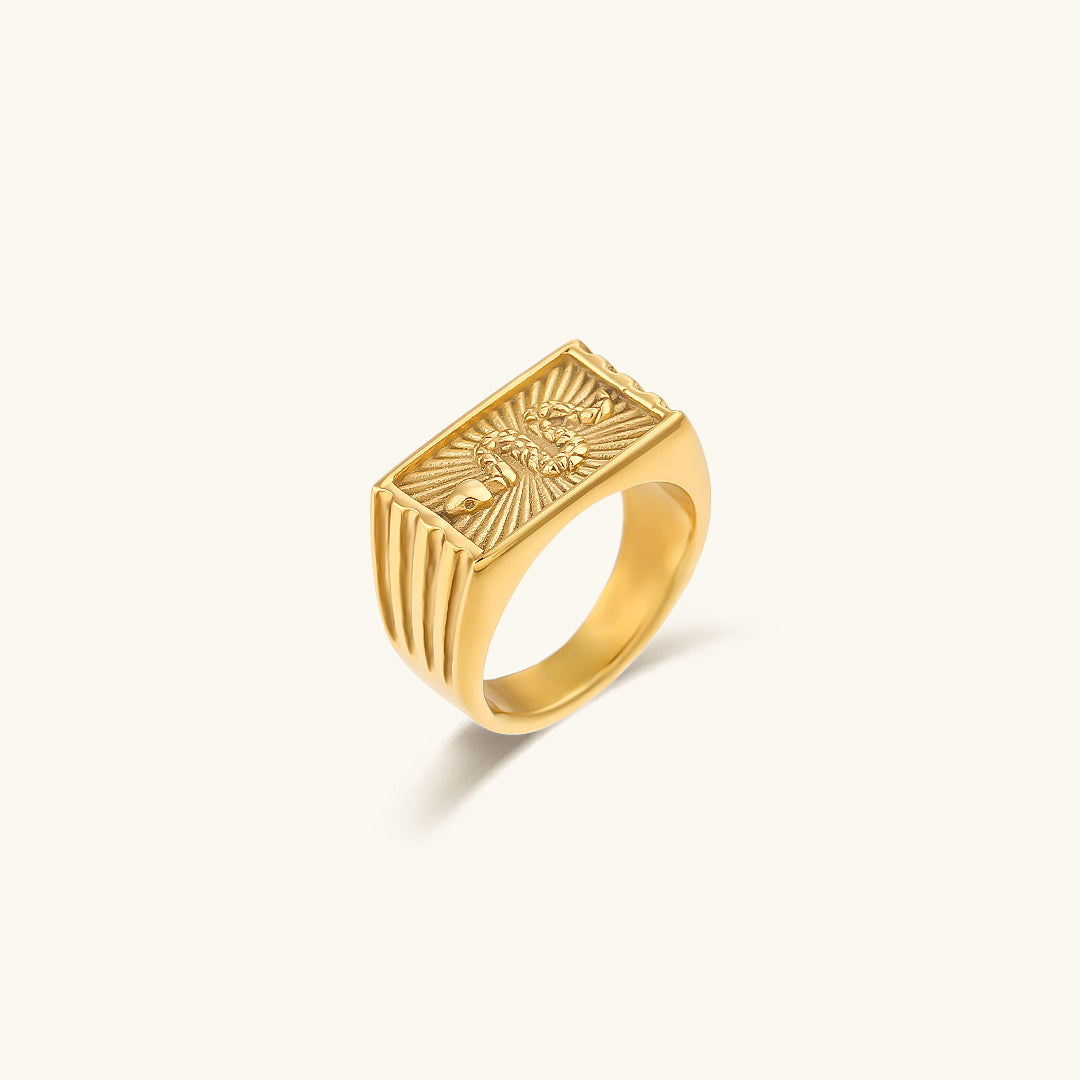 Miles Serpent Gold Ring