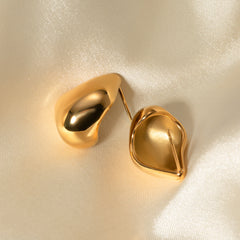 Miro Gold Dome Earrings