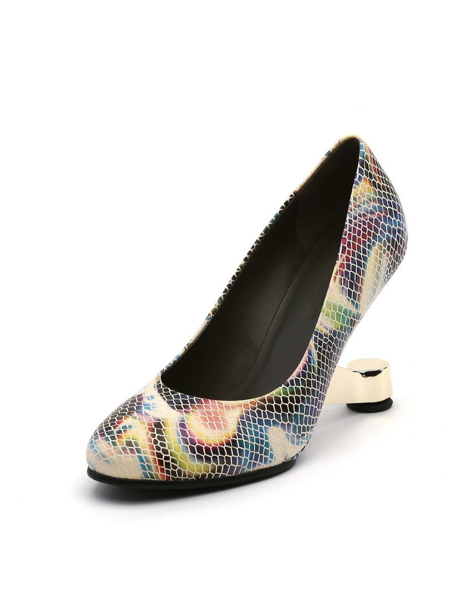 JADY ROSE | CLASSY HEEL PUMP AURORA PRINT