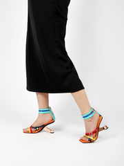 JADYROSE | ANKLE STRAP ELEVATOR HEEL SANDAL MULTI