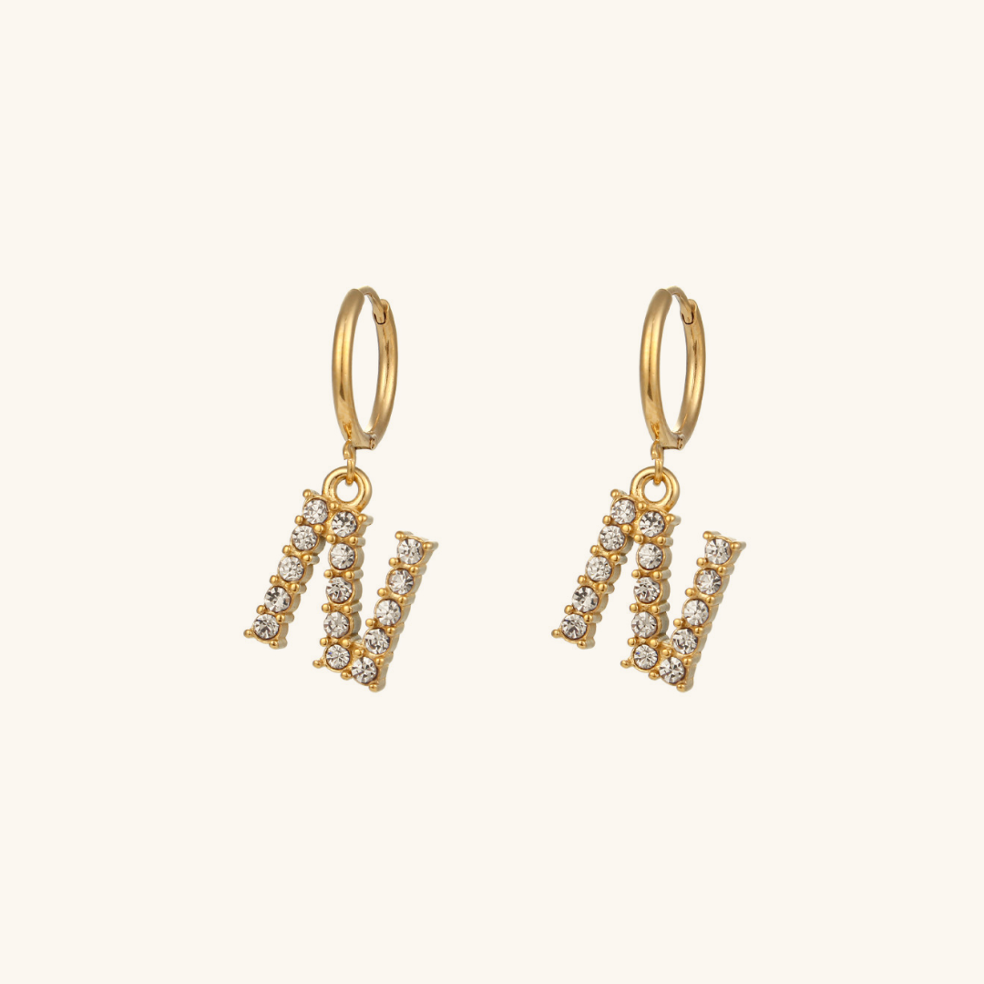 Aimee Initial Earrings