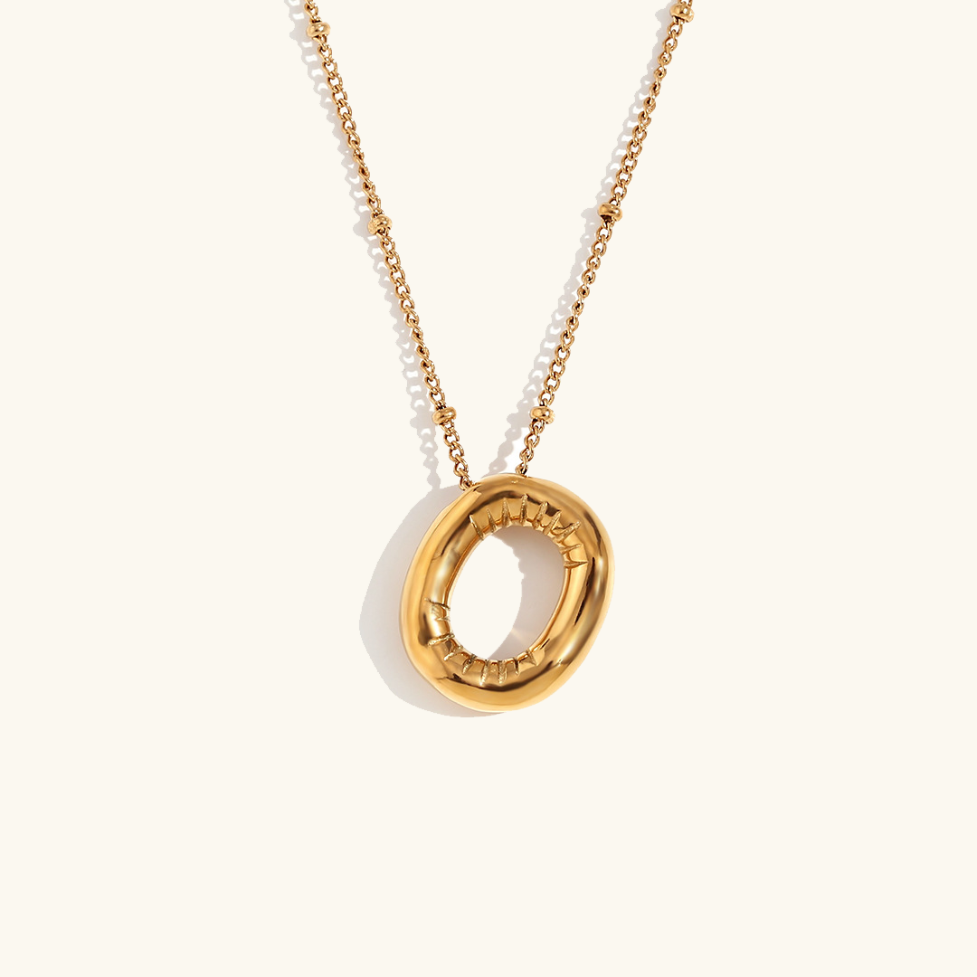 Airy Letter - Gold Initial Necklace