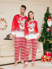 Snow Elk Fmalily Matching Pajamas (with Pet's )