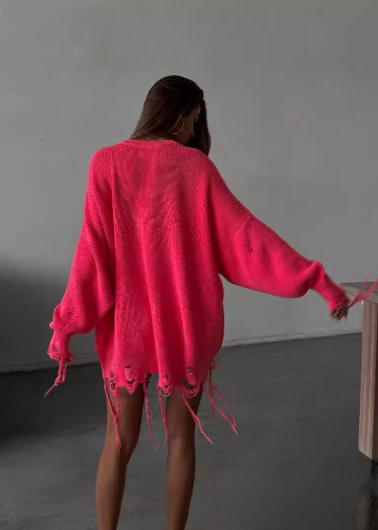 Neon Edge Oversized Sweater