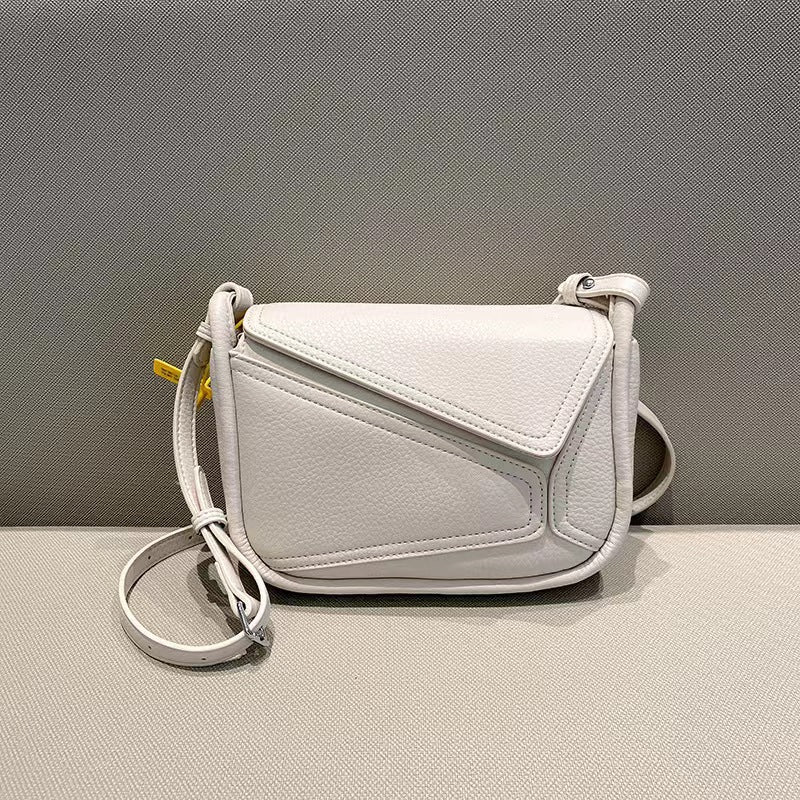 Sleek-Geometry Shoulder Bag