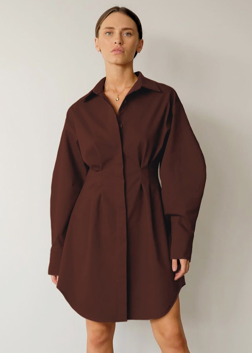 Classic Tailored Shirt Dress