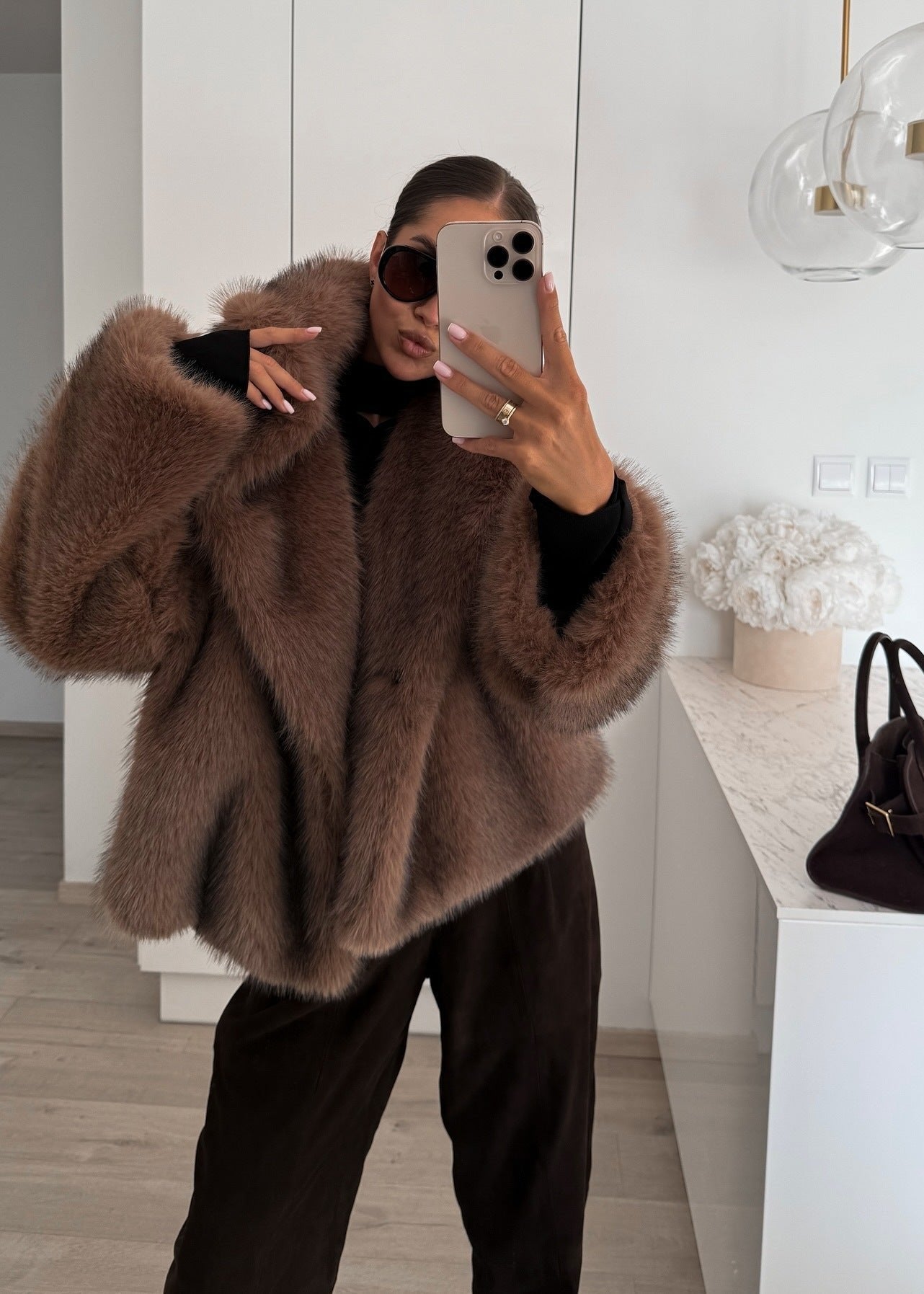 Velvet Oak Faux Fur Jacket