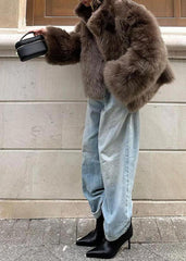 Luxe Faux Fur Coat - Warmth and Elegance