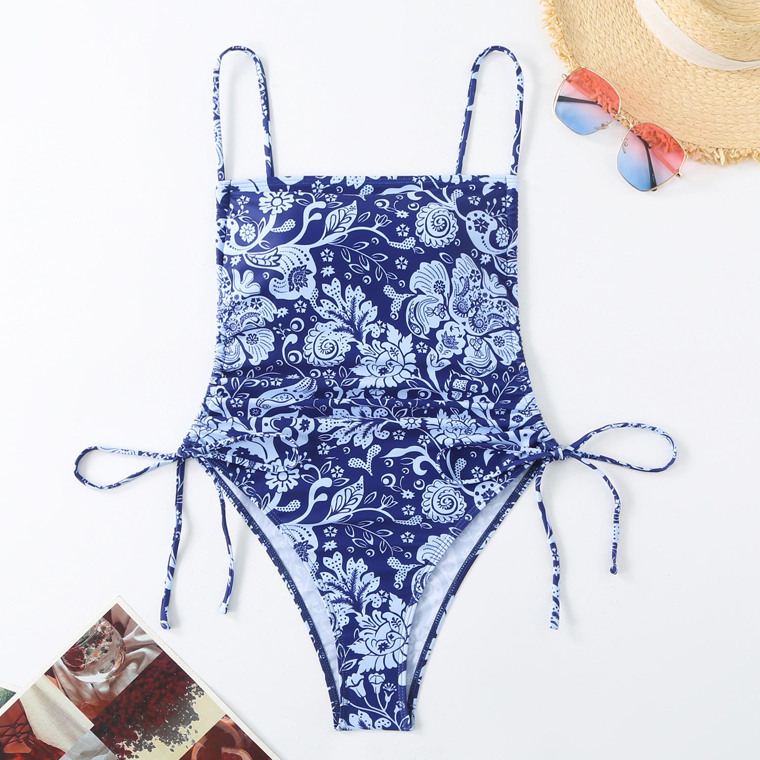 Amara Floral Pattern Swimsuit