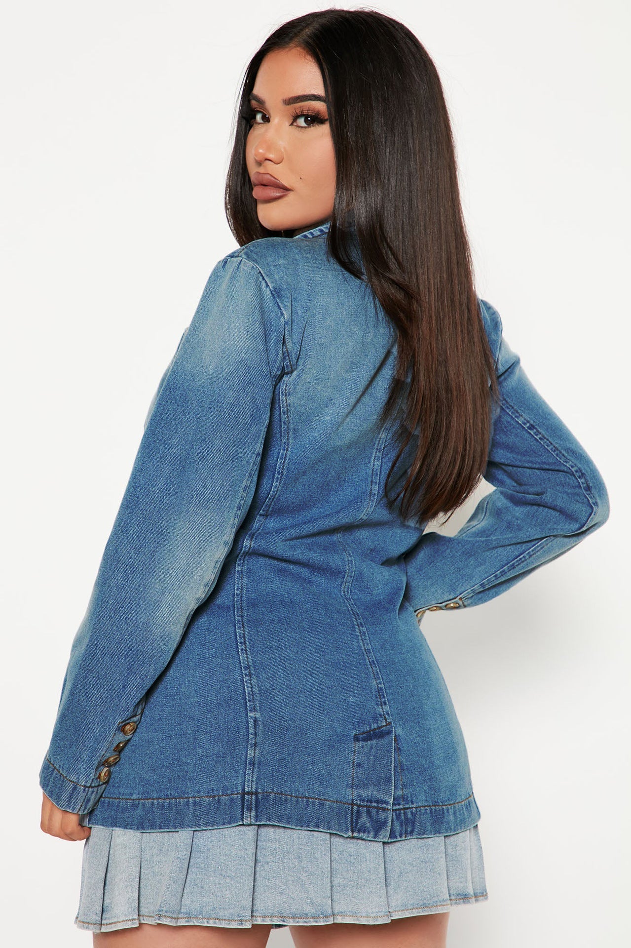 Blazer Denim Coat Women