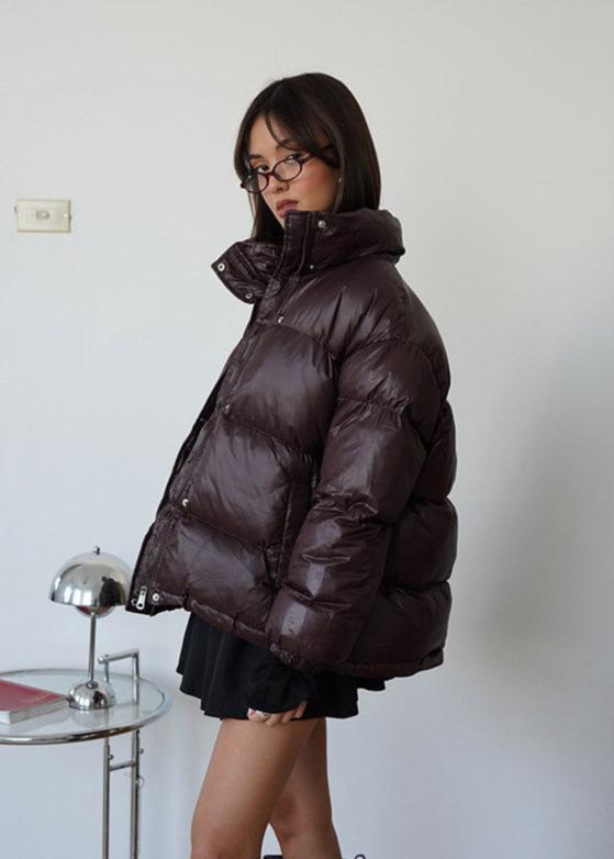 Nova Glossy Puffer Jacket