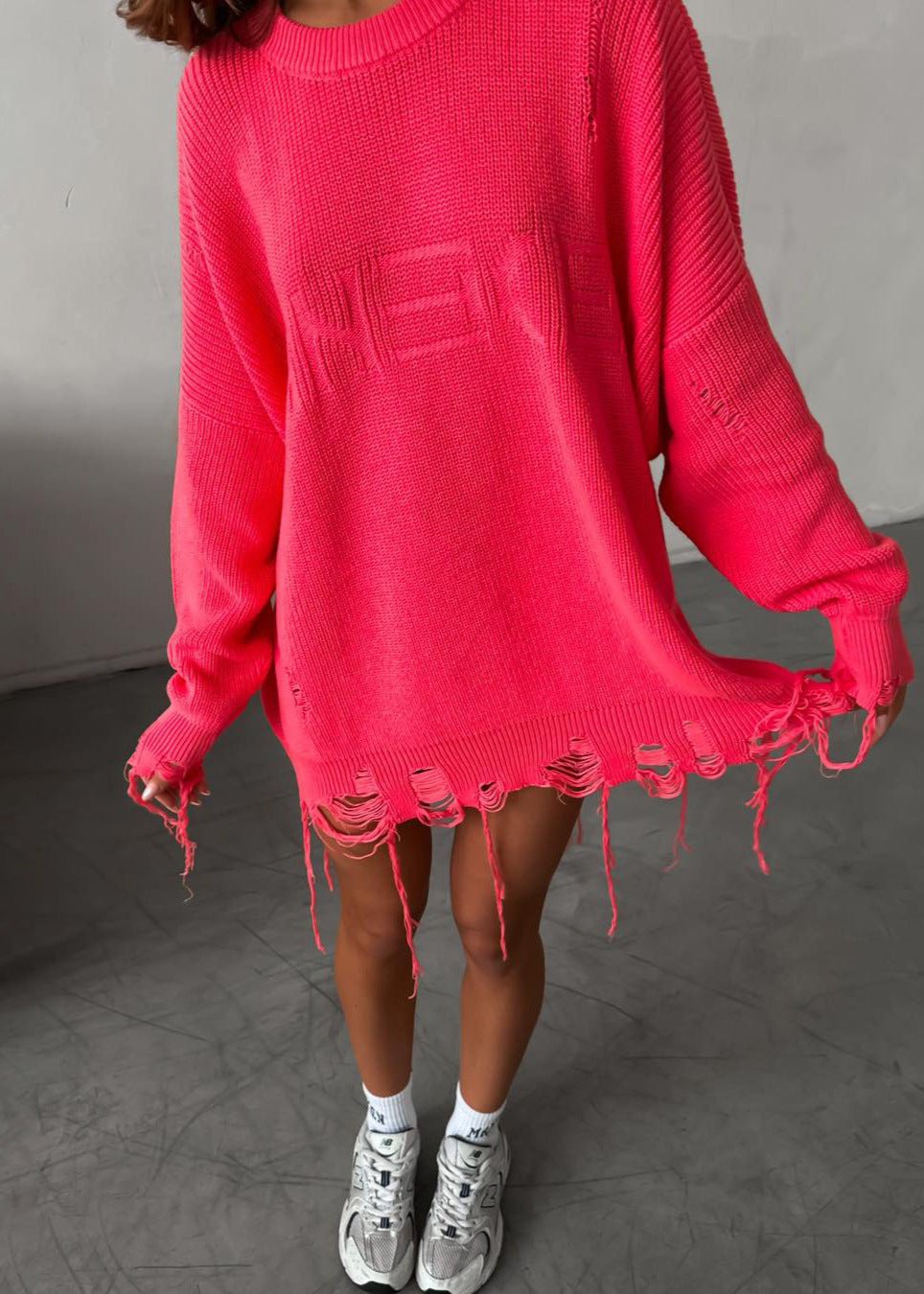 Neon Edge Oversized Sweater