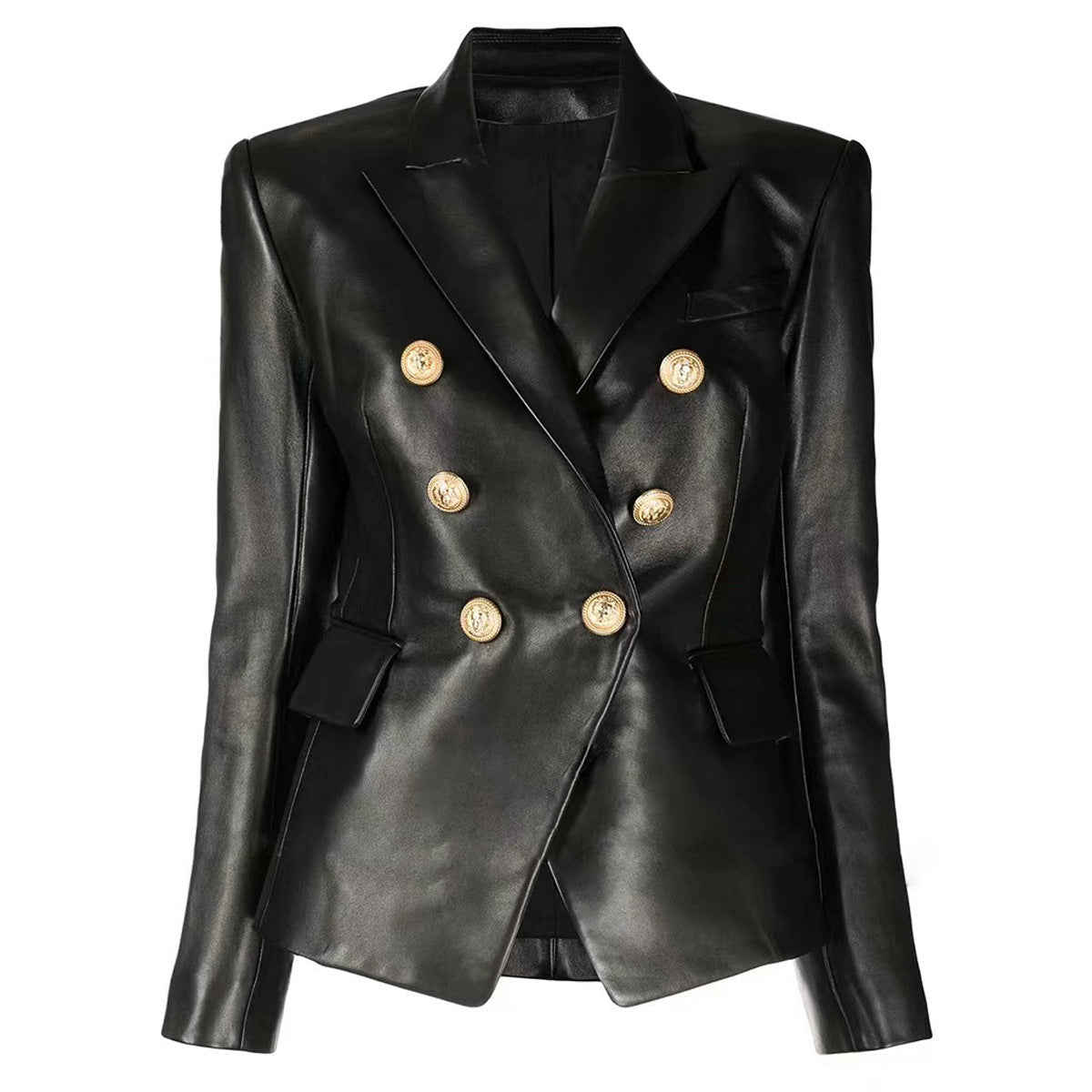 Spring Autumn Advanced Popular Classic Leather Women Leather Jacket Coat Quality