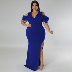 Plus Size Women Clothes: High Fork Dress – Trendy, Stylish, and Flattering