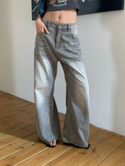 Make Old Baggy Wide-Leg Jeans