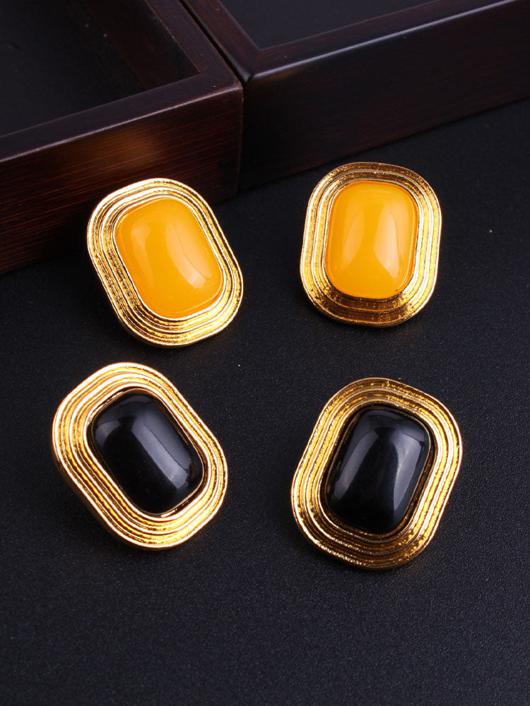 Retro Geometric Niche Luxury Earrings