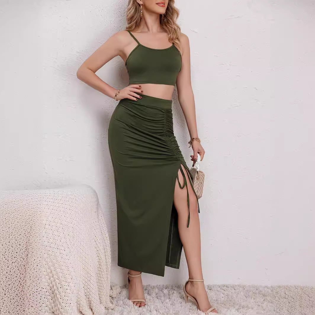 Two Piece Sexy Slim Fit Skirt Women