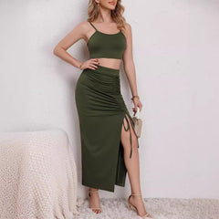 Two Piece Sexy Slim Fit Skirt Women