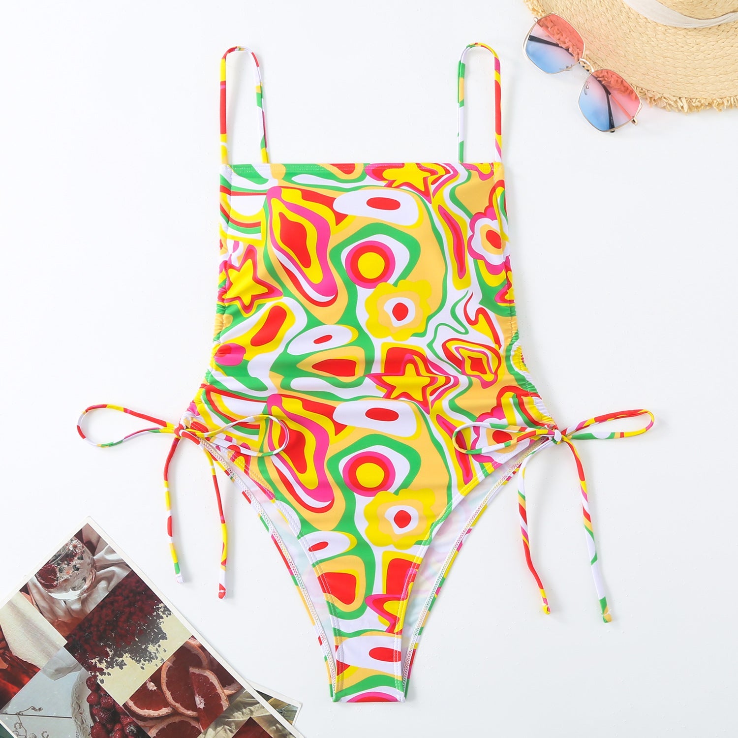 Amara Floral Pattern Swimsuit