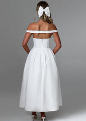 Elegant Off-Shoulder A-Line Gown