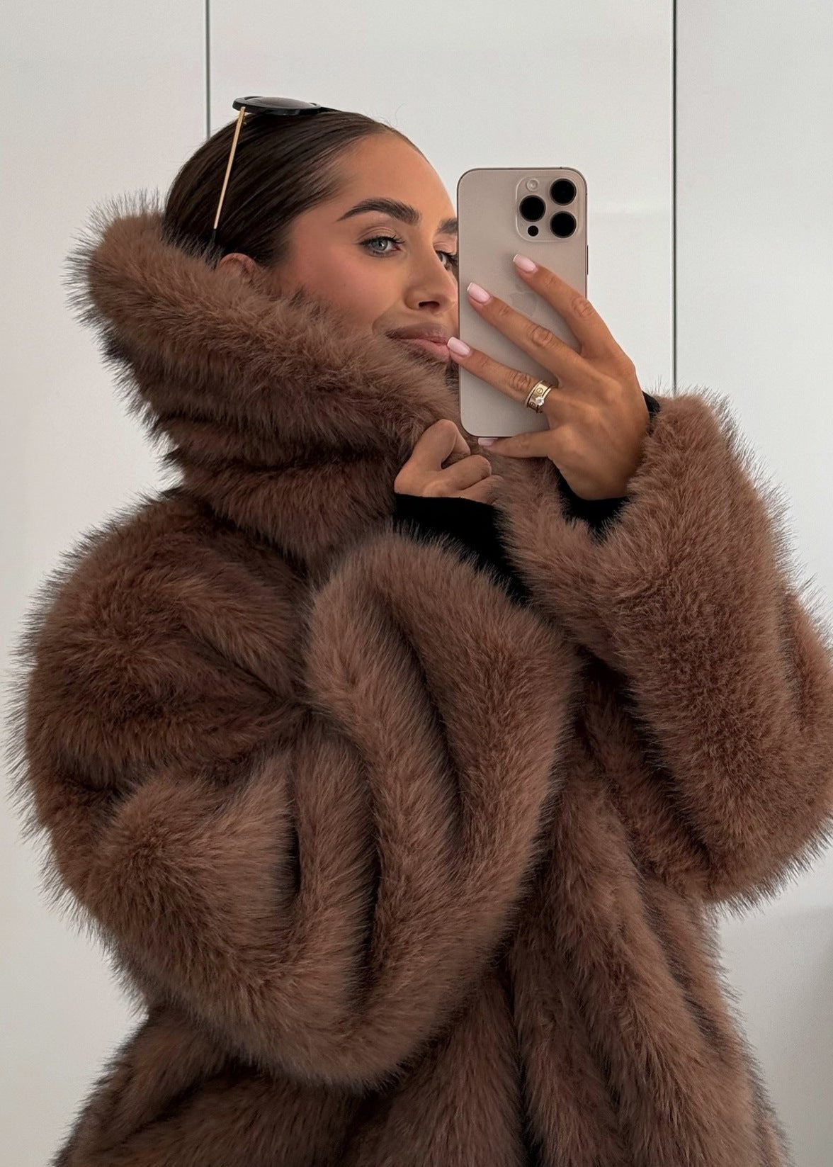 Velvet Oak Faux Fur Jacket