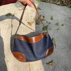 Denim-Dumpling-Shoulder-Bag