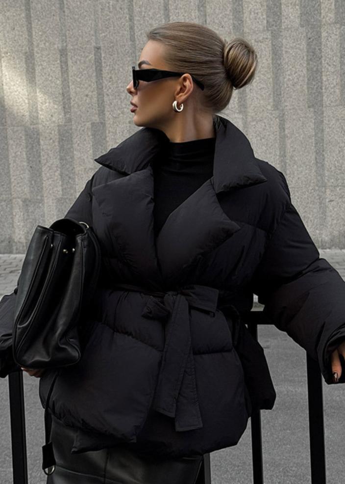 Luxura Quilted Belted Puffer Jacket