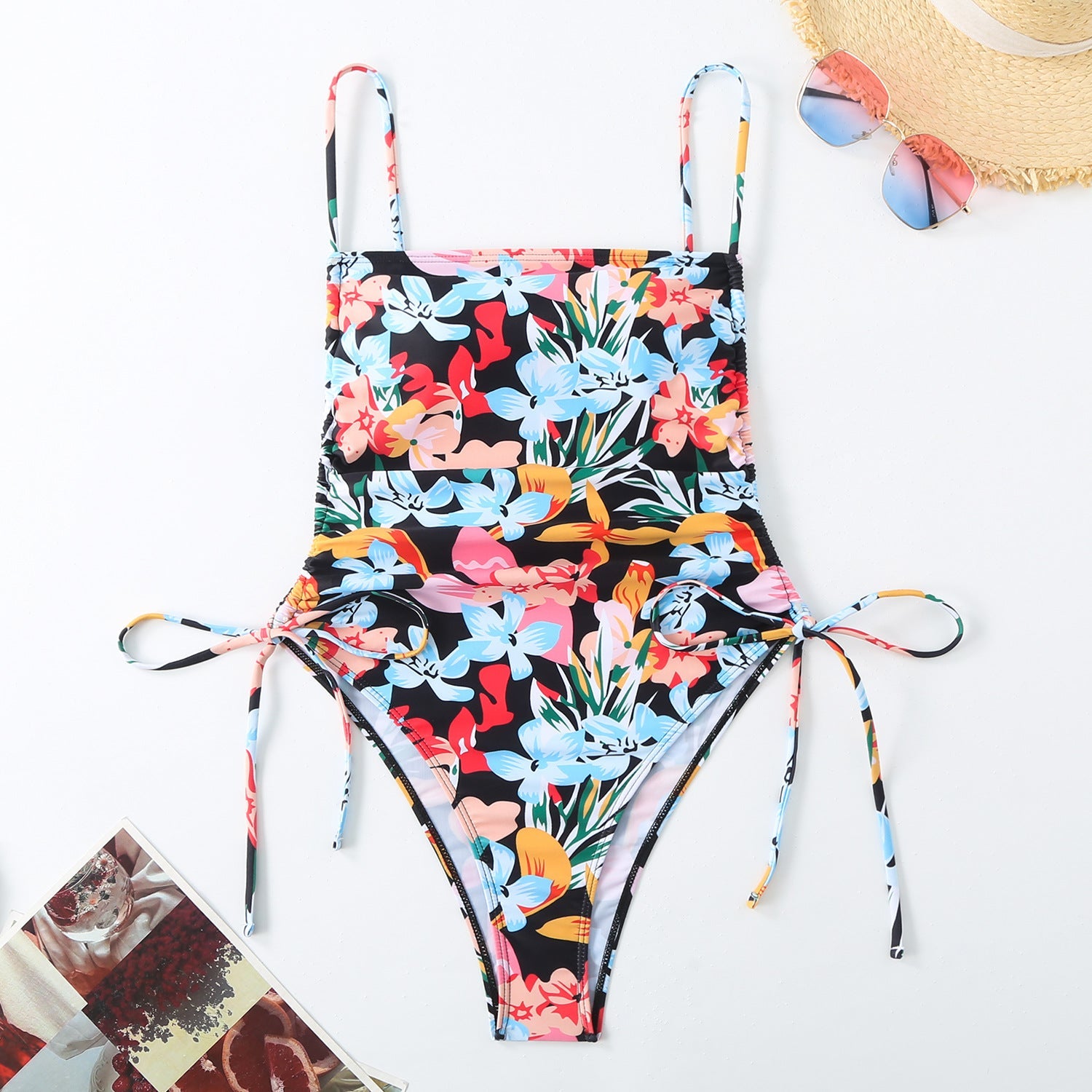 Amara Floral Pattern Swimsuit