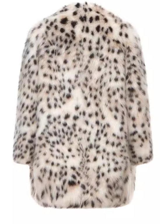 Celeste Faux Fur Leopard Coat