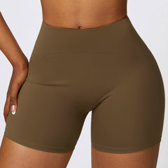 Sustainable Recycled Nude Feel Sports Shorts Quick Drying Skinny Yoga Pants Riding Running Workout Shorts Women