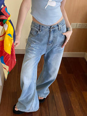 Make Old Baggy Wide-Leg Jeans