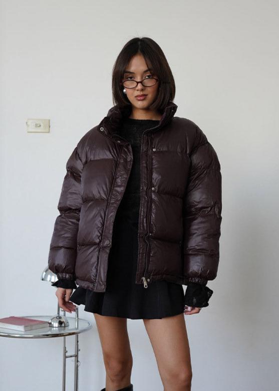 Nova Glossy Puffer Jacket